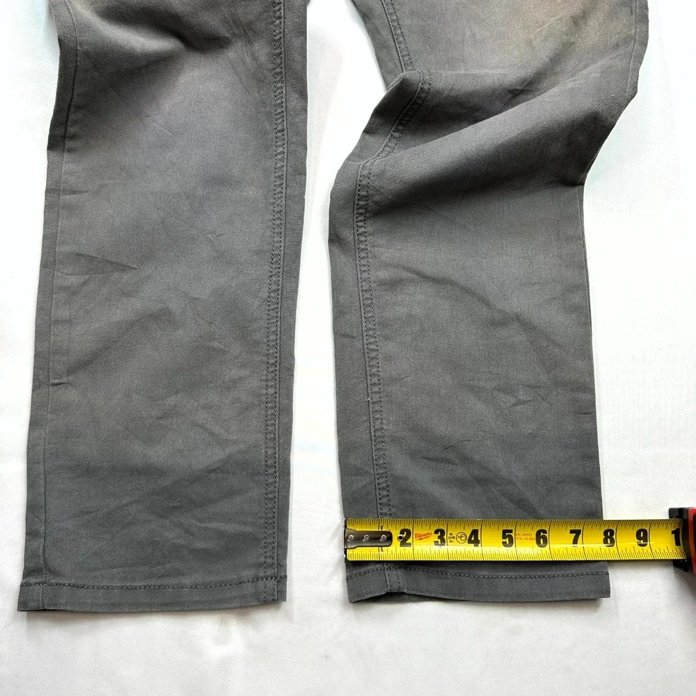 Victorious Jeans Mens Size 32x30 Gray Denim Cotton Blend Straight‎ Stretch